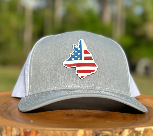 American Flag K-9 Hat (Red, White , Blue)