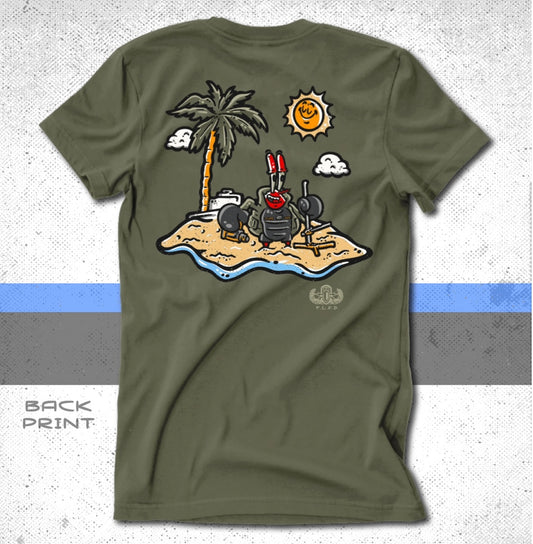 Crabby Bomb Tech T-Shirt