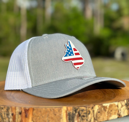American Flag K-9 Hat (Red, White , Blue)