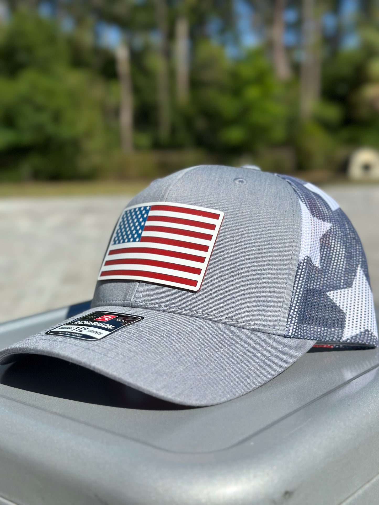 American Flag Hat Red,White & Blue (Acrylic)