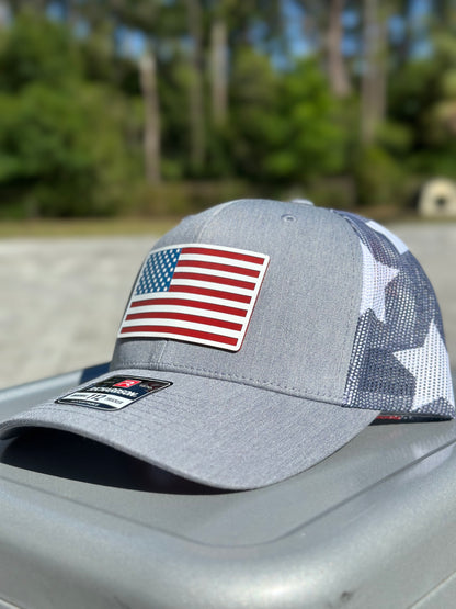 American Flag Hat Red,White & Blue (Acrylic)