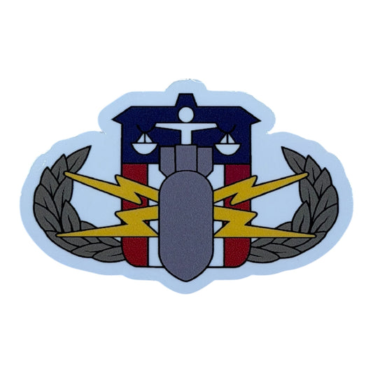 Police Bomb Squad Crab Sticker